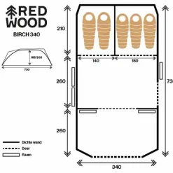 Birch 340 TC Tent