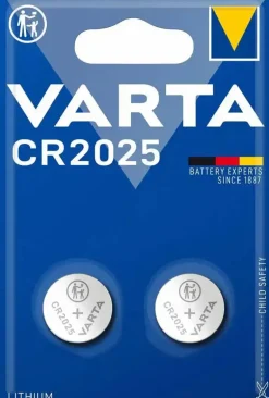 CR2025 Lithium 2-pack Batterijen