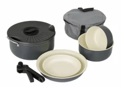 7-delige Keramische Camping Pannenset