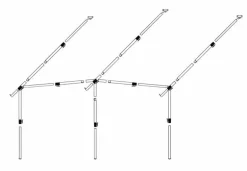 Frame Voortent Staal EasyGrip 25mm diepte 270/300