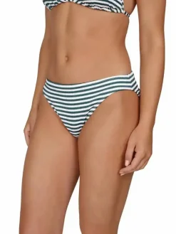 Nolina-Stripe Bikini Bottom