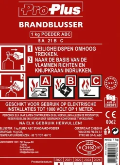 Poeder Brandblusser