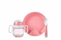 SET BABYSERVIES MIO 3-DELIG - DEEP PINK
