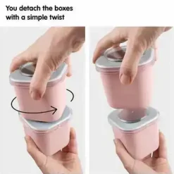SIGMA HOME FOOD TO GO LUNCHBAKJE SET 2 ROZE